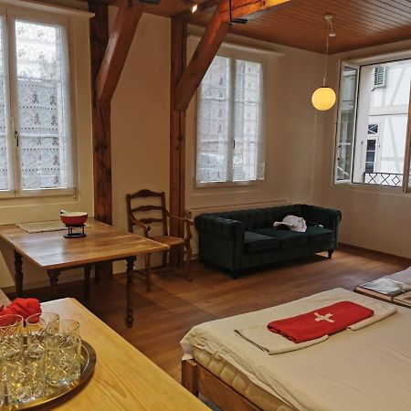 Simple Studio 36M2 In The Center Of Burgdorf Private Parking Small Bathroom Extérieur photo