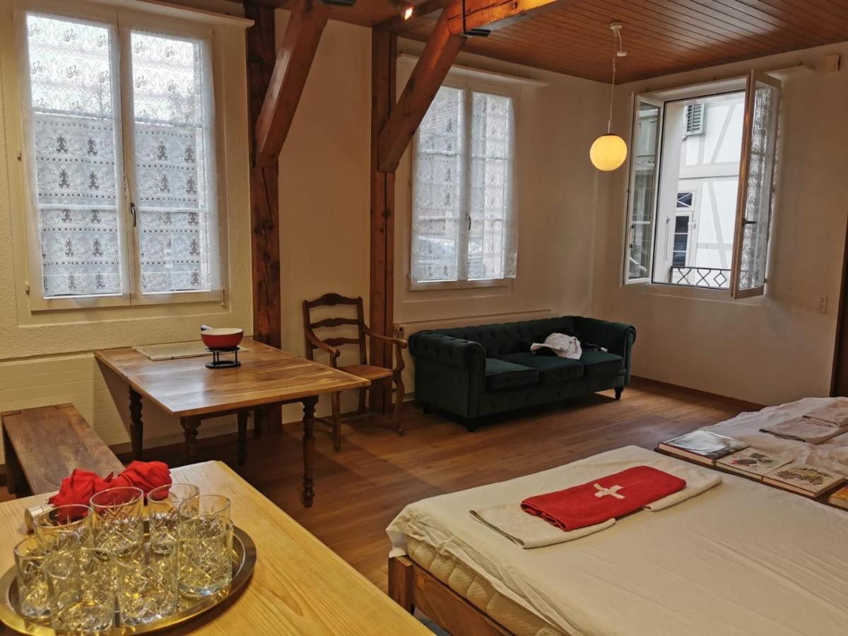 Simple Studio 36M2 In The Center Of Burgdorf Private Parking Small Bathroom Extérieur photo