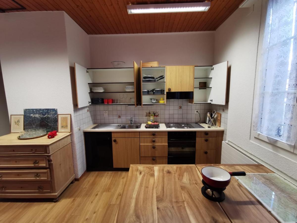 Simple Studio 36M2 In The Center Of Burgdorf Private Parking Small Bathroom Extérieur photo
